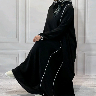 مانتو پیراهنی ابروبادی مدل حورا