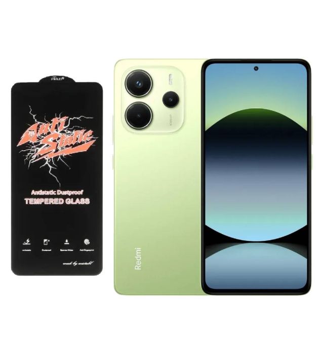 گوشی موبایل شیائومی Redmi Note 14 4G ظرفیت 512 گیگابایت رم 8 گیگابایت به همراه محافظ تمام صفحه (گلس) آنتی استاتیک