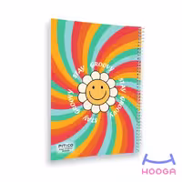 دفتر مشق 80 برگ سری groovy طرح 6