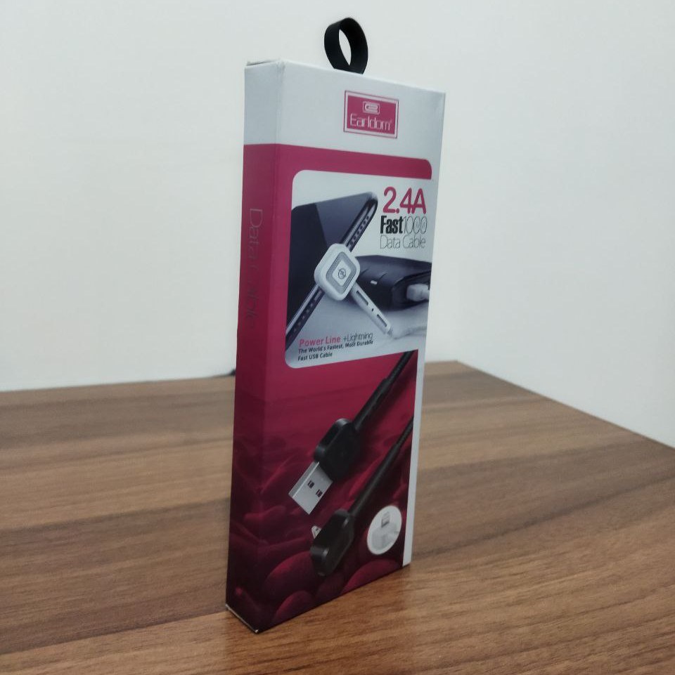 کابل شارژ آیفون 1 متری مارکEARLDOM مدل FAST 100 1 