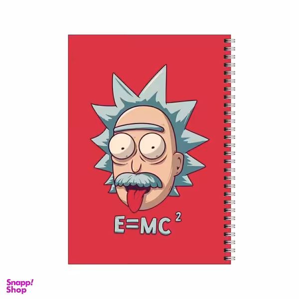 دفتر مشق 50 برگ بامبیلیپ طرح فیزیک وانیشتین و ریک کد 7392602