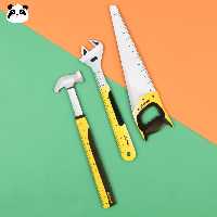 خط کش طرح ابزار آچار و چکش