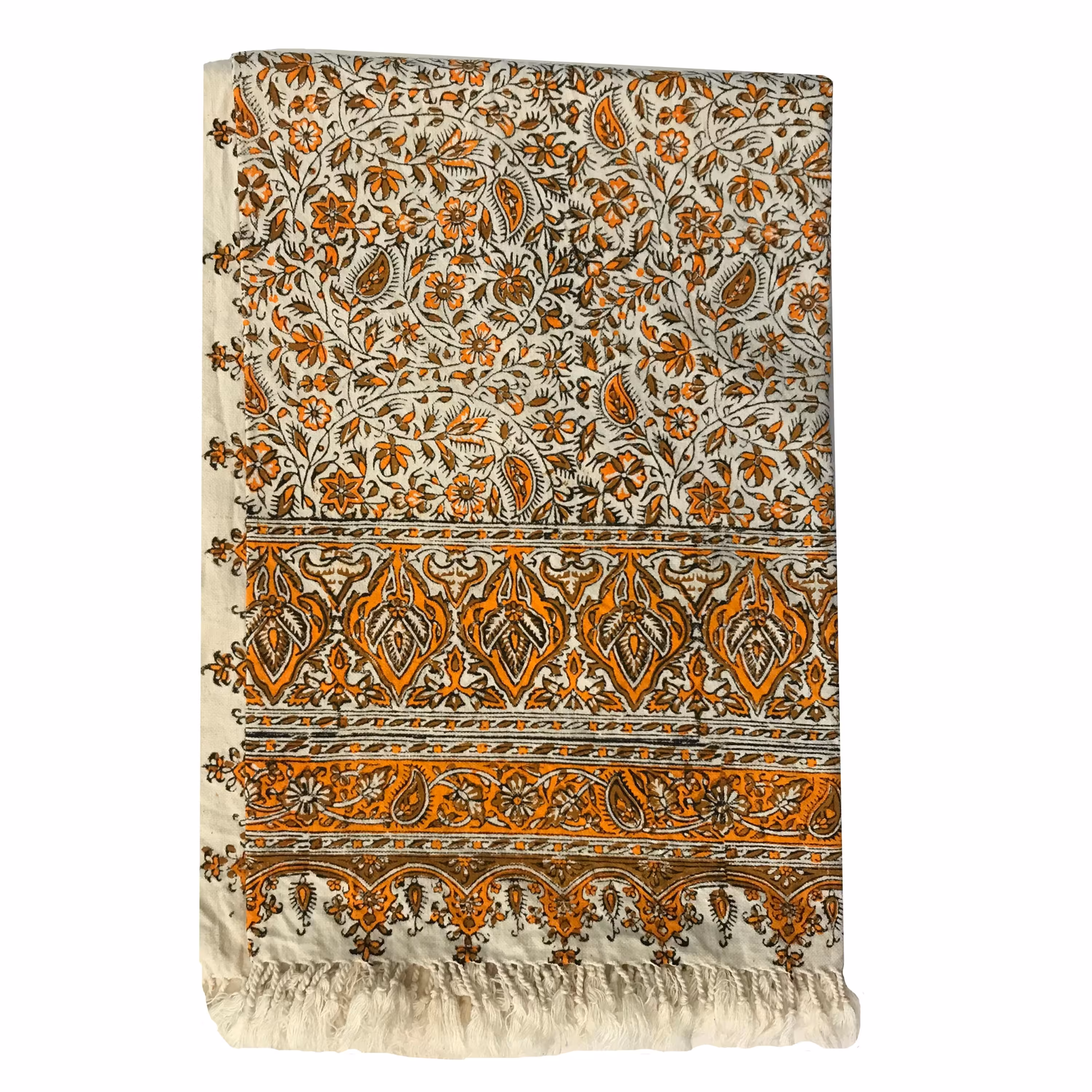 سفره قلمکار 8 نفره طرح بادامی