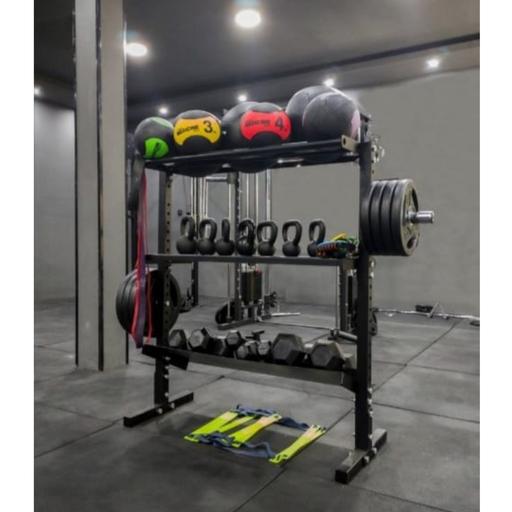 رک تجهیزات و اکسسوری ورزشی 3طبقه مدل AGR04