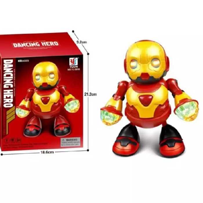 اسباب بازی رباتی مردآهنی آیرون من موزیکال و چراغدار