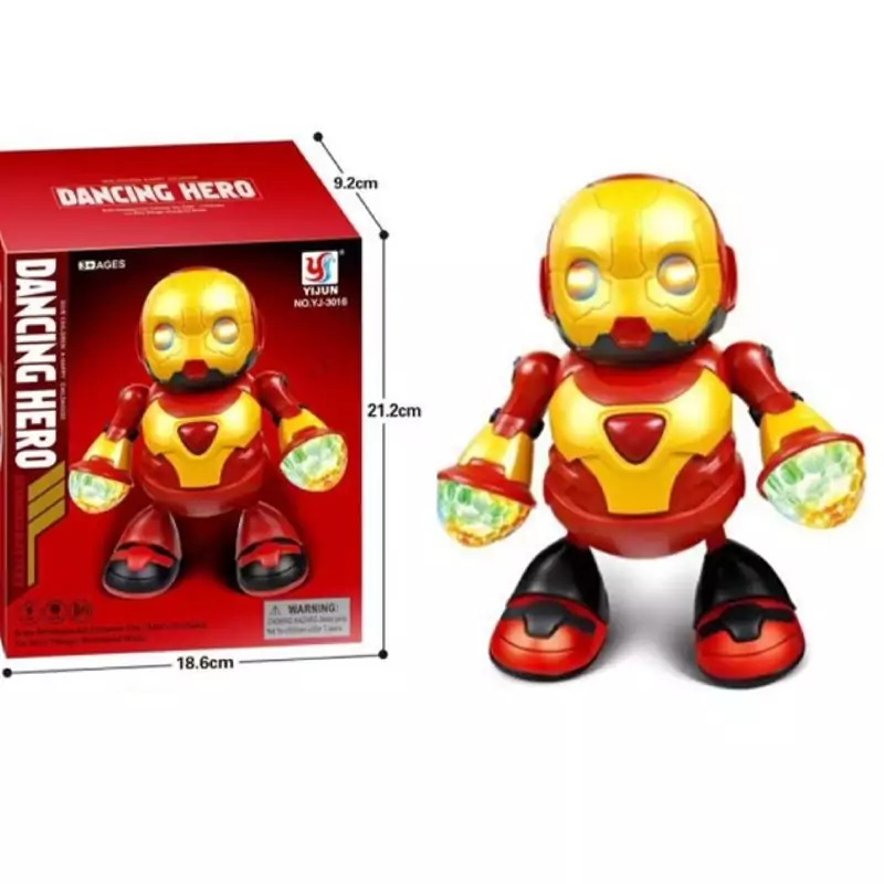 اسباب بازی رباتی مردآهنی آیرون من موزیکال و چراغدار