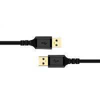 کابل لینک شیلددار USB 3.0 کی نت پلاس به طول 1.5 متر knet plus USB3.0 AM to USB3.0 AM Cable