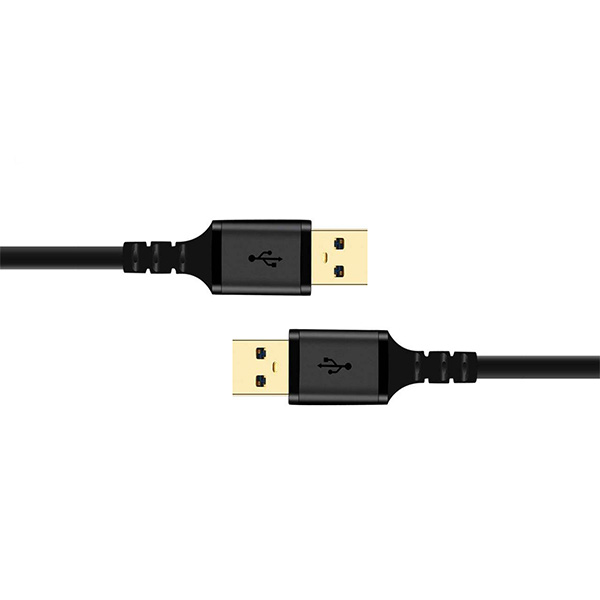 کابل لینک شیلددار USB 30 کی نت پلاس به طول 15 متر knet plus USB30 AM to USB30 AM Cable