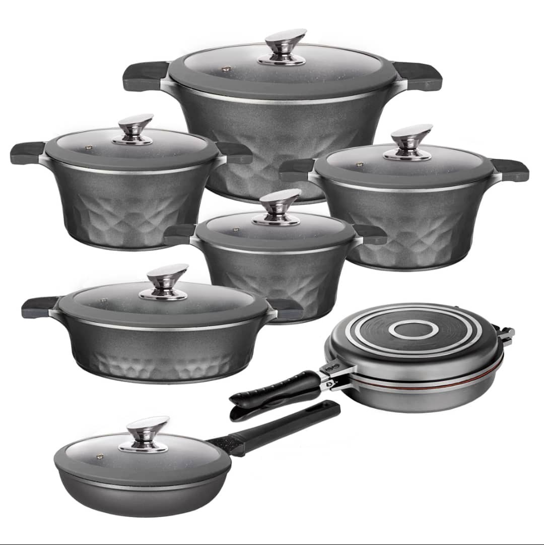 سرویس پخت و پز 14 پارچه جی فی نی GIFFINI نوک مدادی کد 01
