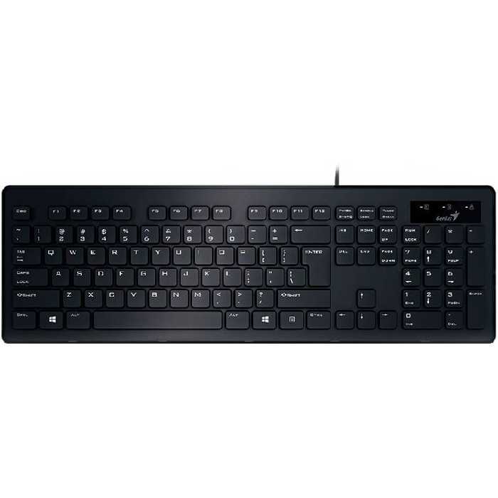 صفحه کلید باسیم جنیوس مدل اسلیم استار 130