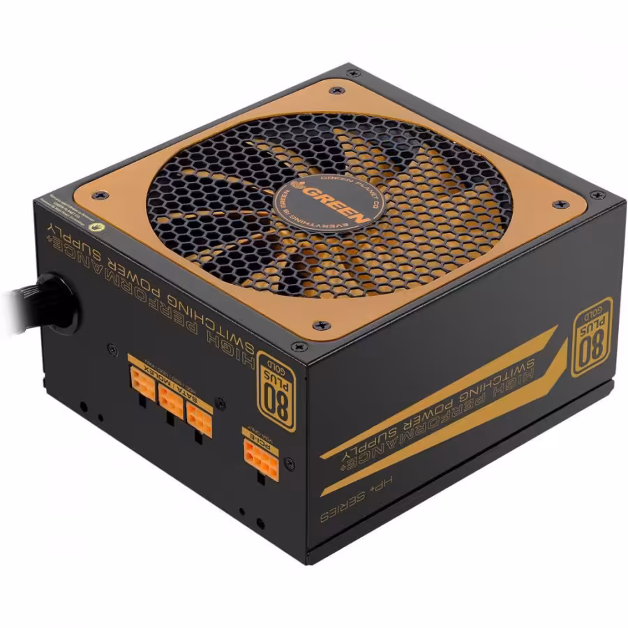 منبع تغذیه نیمه ماژولار گرین مدل 600b-hp Plus