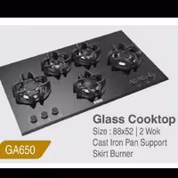 اجاق گاز صفحه شیشه ای ان جیی