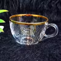فنجان باسیک لب طلا ساخت چین 