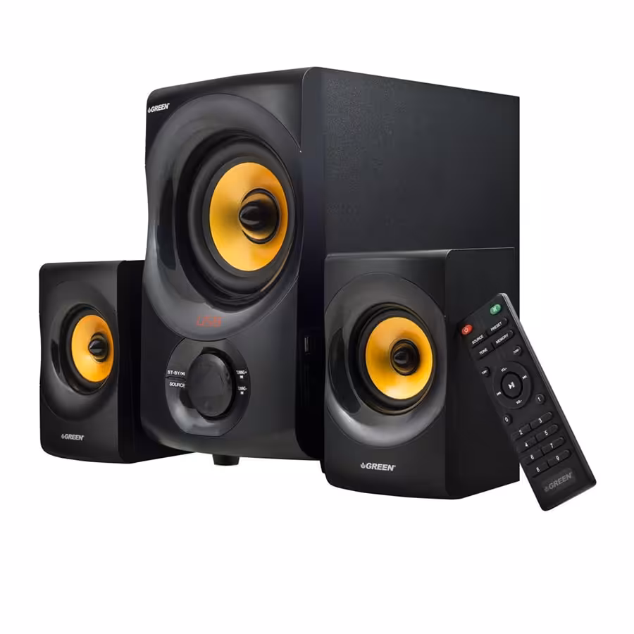 قیمت و خرید اسپیکر بلوتوثی 2.1 کانال گرین مدل GS330-BT | یاس ارتباط