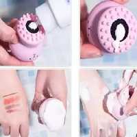  فیس واش سیلیکونی صورت دارای مخزن هشت پا تمیز کننده عمیق پوست لیف صورت مخزن دار نرم