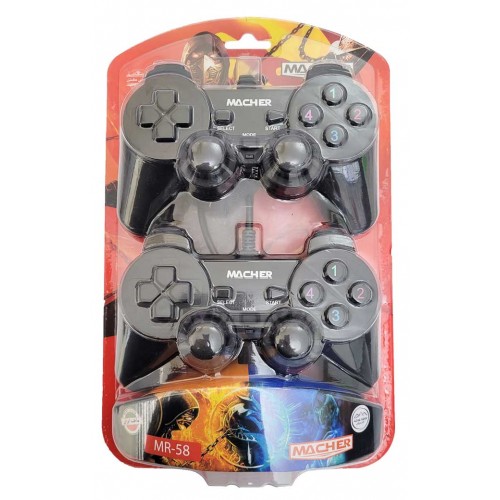 دسته بازی دوبل شوک دار مدل MR-58