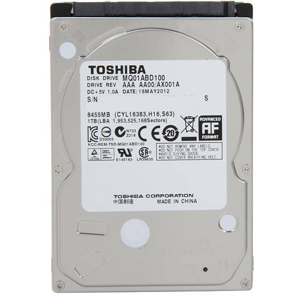 هارد دیسک اینترنال 2.5 اینچی توشیبا ظرفیت 1 ترابایت HDD NOTEBOOK