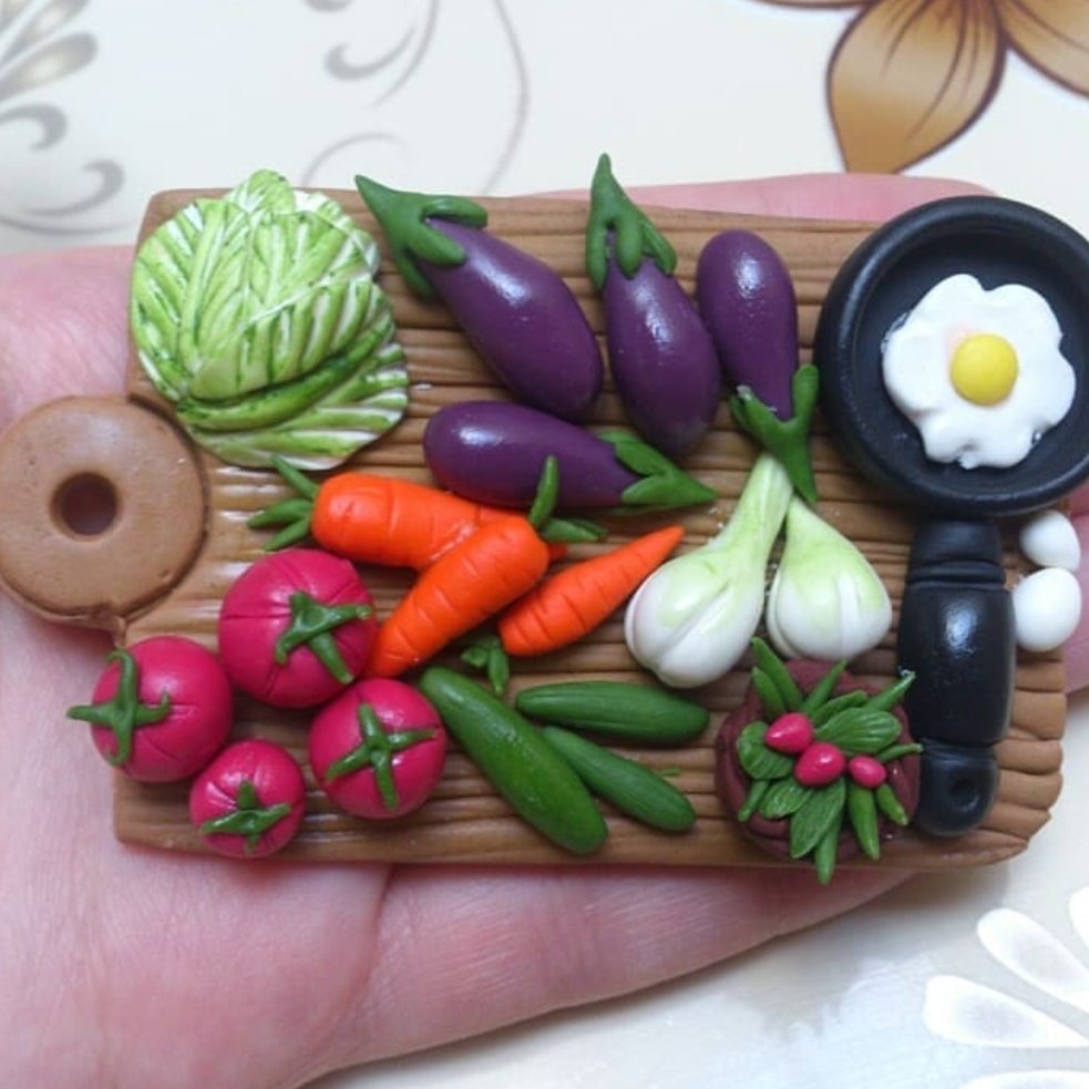 مگنت سینی صبحانه با صیفیجات