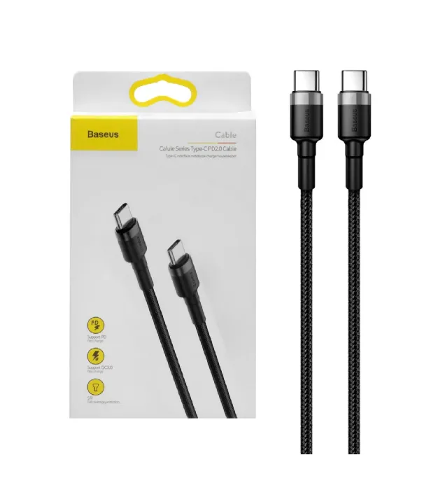 کابل شارژ فست Type-C To Type-C بیسوس مدل CATKLF-HG1