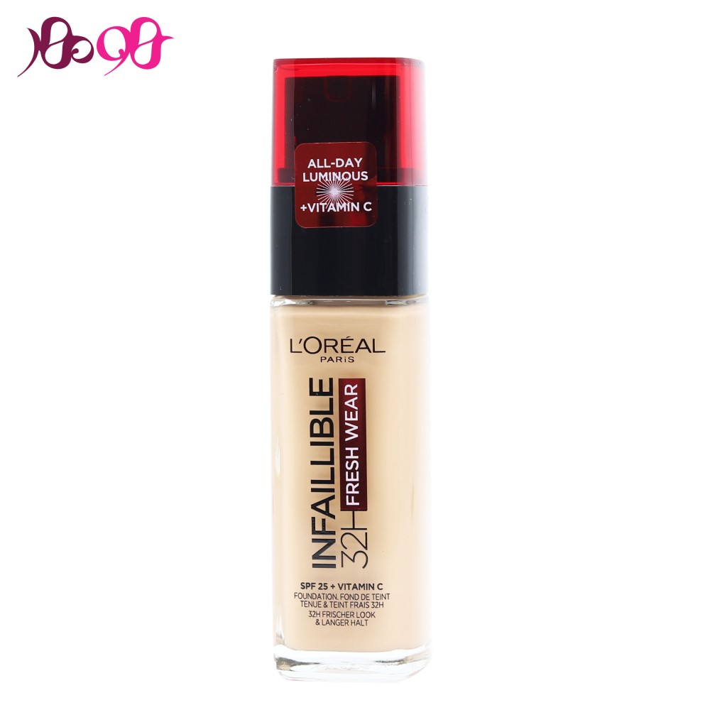 کرم پودر اینفالیبل لورال شماره 120 لاین Fresh Wear (32 ساعته)