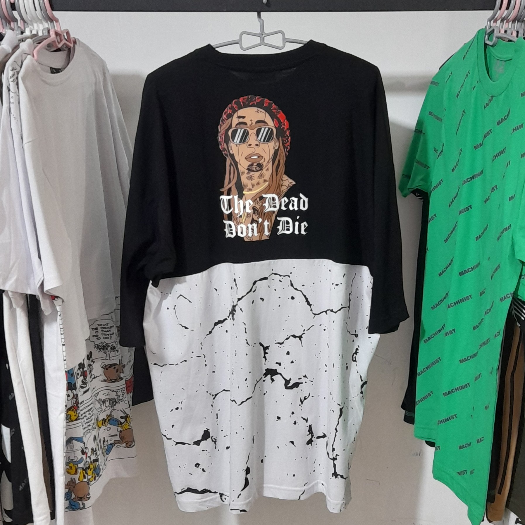 تیشرت لش اسپرت مردانه وزنانه مدل تو پاک2pac