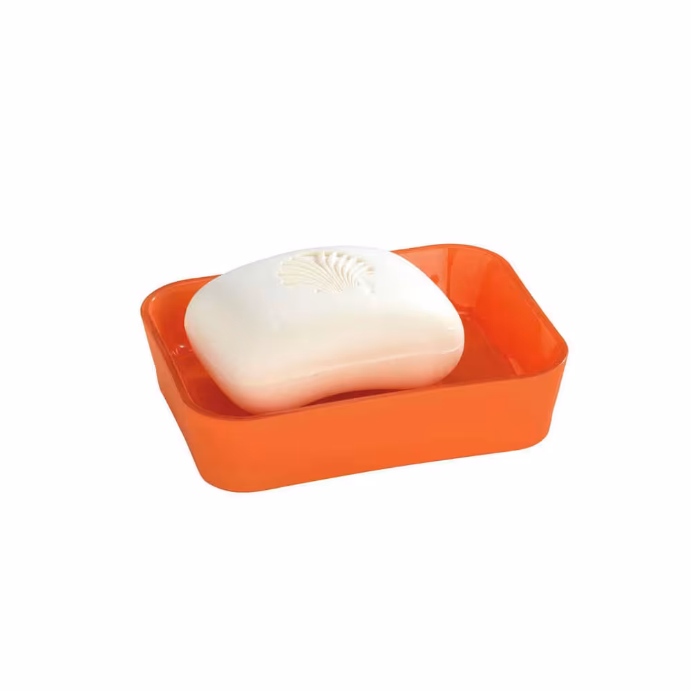 جا صابونی پلاستیکی مدل Rainbow Orange طرح قدیمی برند ونکو