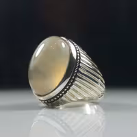 انگشتر عقیق نباتی یمنی (4)