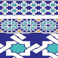 وکتور طرح کاشی کاری اسلامی شماره 180 - گرافیک با طعم تربچه