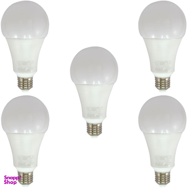 لامپ ال ای دی 18 وات تکتاب مدل SMD پایه E27 بسته 5 عددی