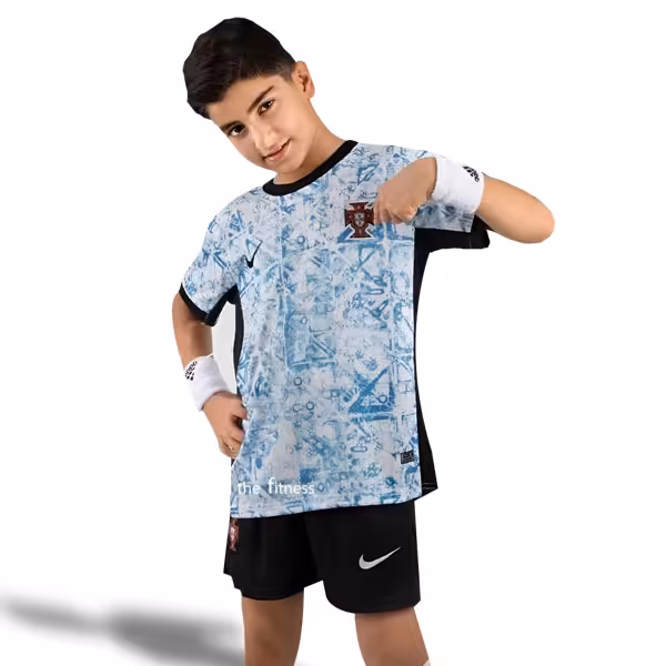 پیراهن و شورت بچه گانه دوم پرتغال 2023/2024