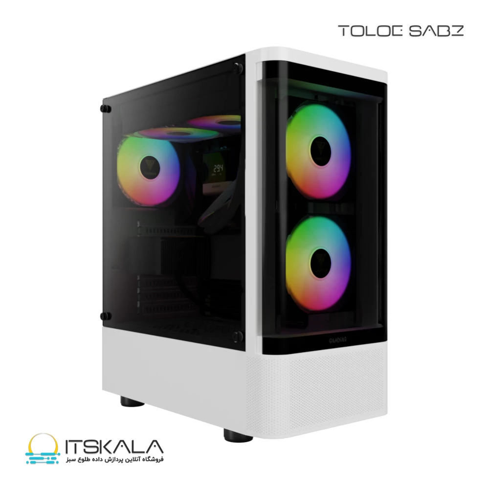 قیمت و خرید کیس گیم دیاس مدل TALOS E3 CG-White | ITSKALA
