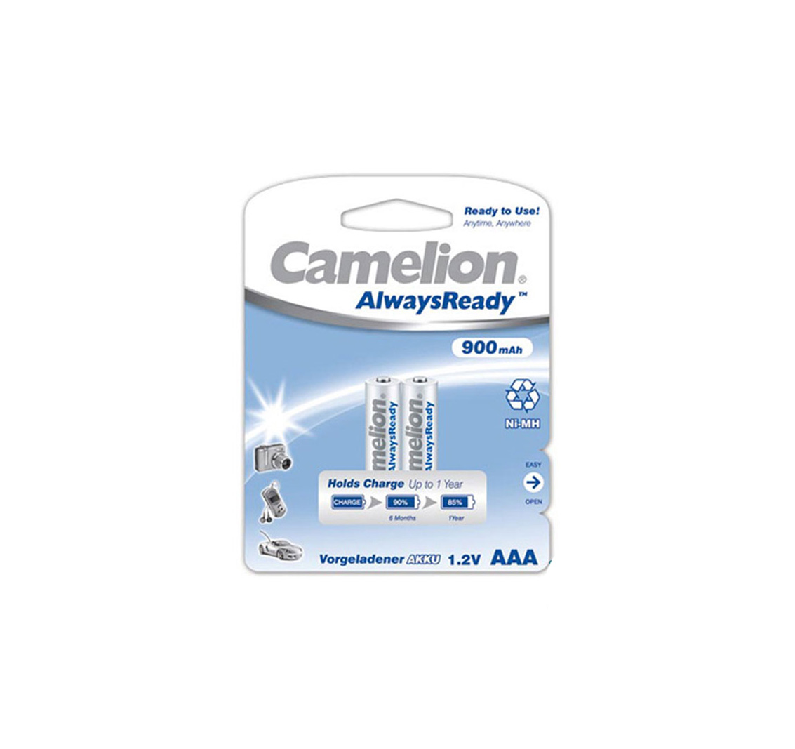 بسته دوتایی باتری نیم قلمی قابل شارژ کملیون