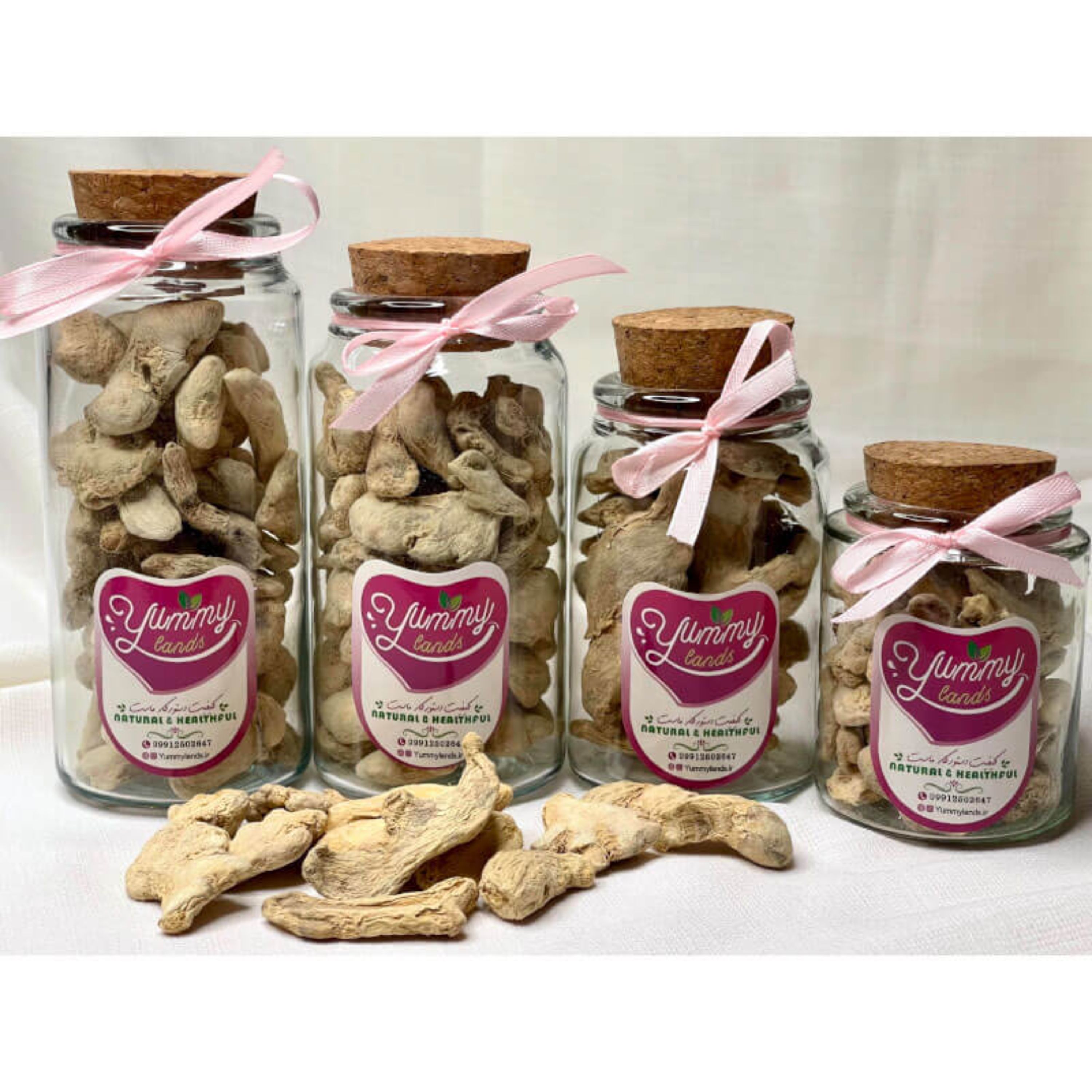 زنجبیل خشک در پاکت 100 گرم