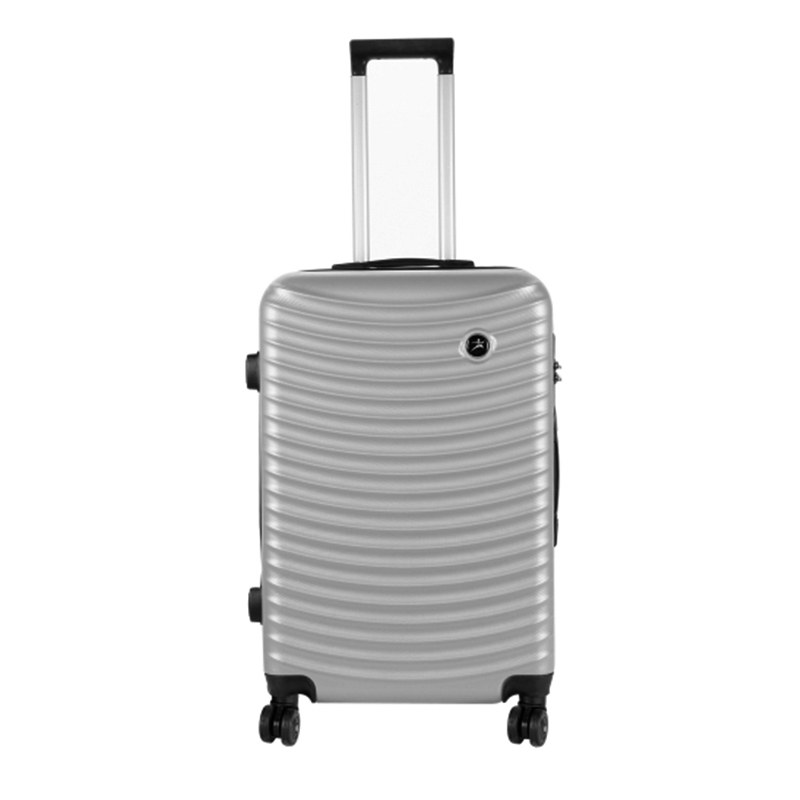 چمدان چهار چرخ سایز بزرگ کد RNi0012-28 نقره ای