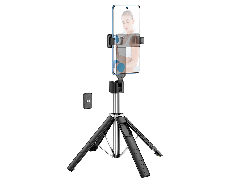 مونوپاد سه پایهدار و دارای ریموتکنترل هوکو hoco Tabletop holder K18 Wave for live broadcast