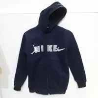 سویشرت کلاهدار نایک سرمه ای