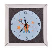 ساعت دیواری کودک مدل فضاپیما سفینه ای