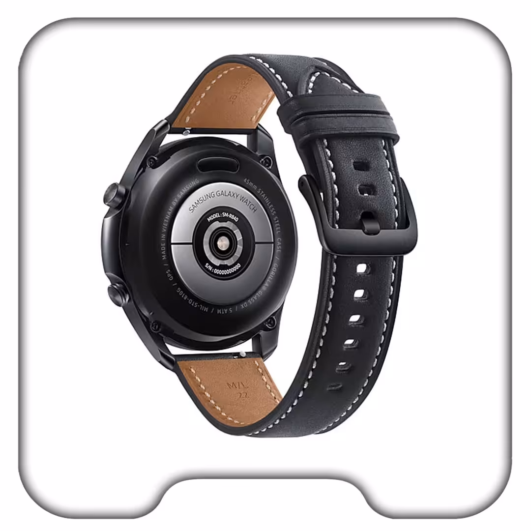 ساعت هوشمند های کپی سامسونگ Watch3 مدل Samsung Galaxy سایز   45 mm بند چرم