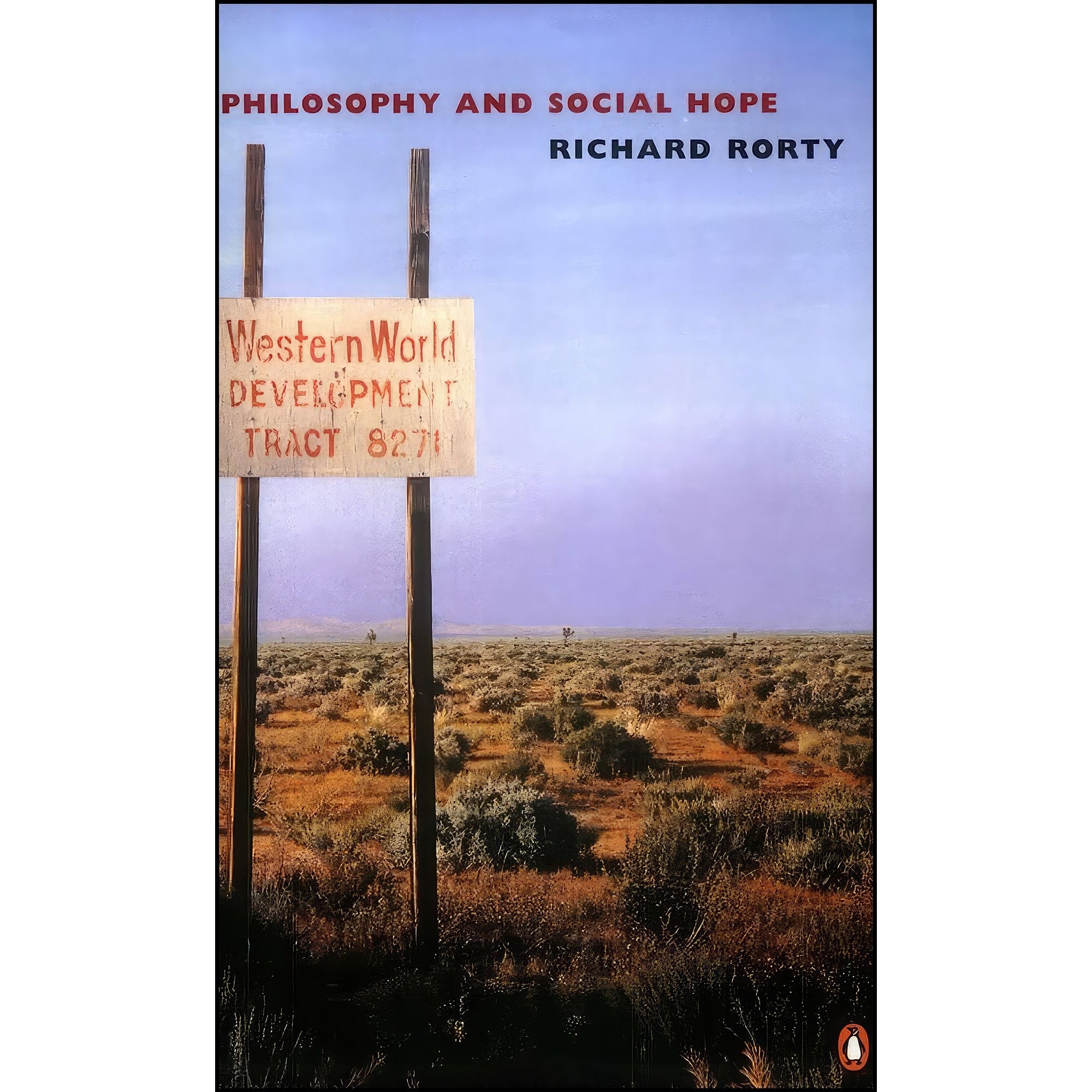 کتاب زبان اصلی Philosophy and Social Hope اثر Richard Rorty