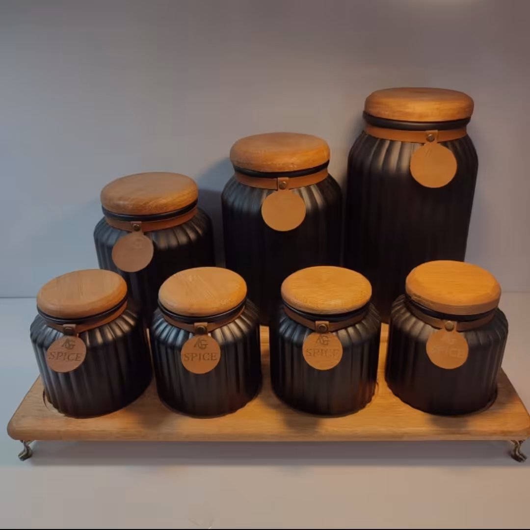 سرویس ادویه درب بامبو