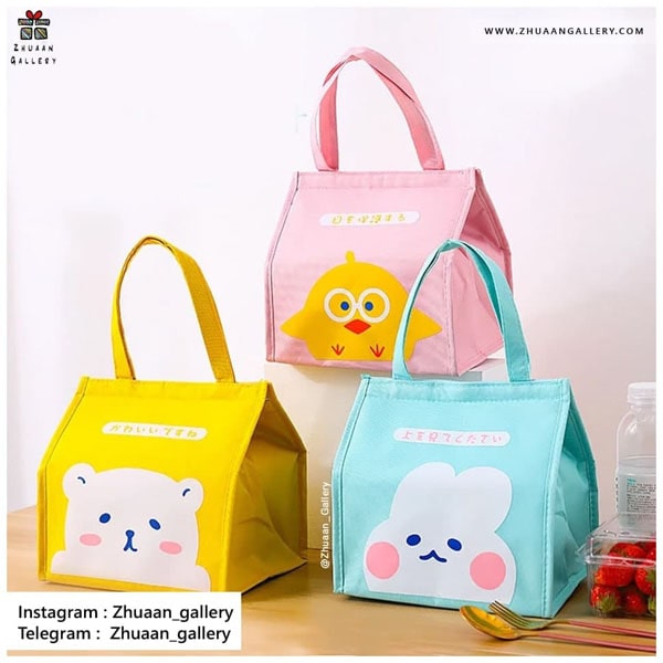 ساک نگهدارنده غذا Kawaii Animals طرح حیوانات