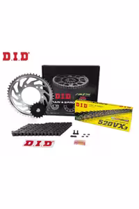 زنجیر موتورسیکلت مجموعه دنده زنجیره ای KTM SX F 450 سی 2004 2012 450CC CHAIN: DID 520VX3 فولاد 1 KTM