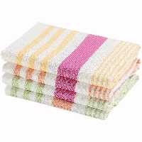 دستمال آشپزخانه ابراهیمی یزد مدل R06 بسته 4 عددی 