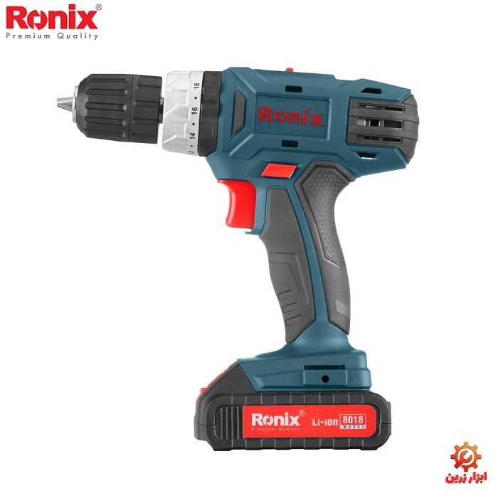 دریل پیچ گوشتی شارژی رونیکس مدل 8018