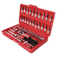 جعبه بکس 46 پارچه بکس و پیچ گوشتی درایو هونگتو HONGTOU مدل C