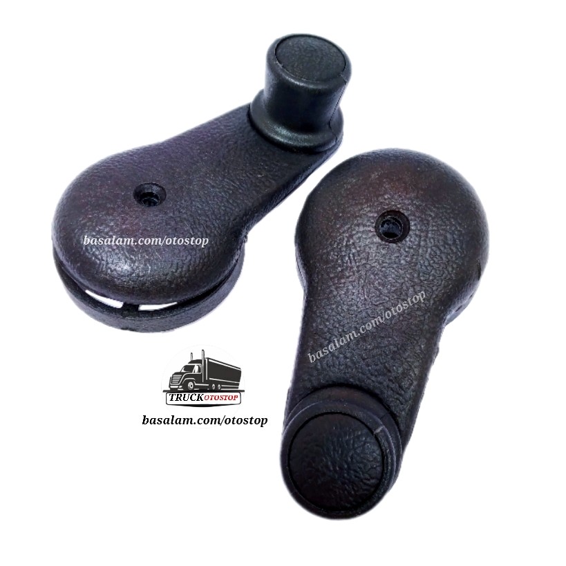 دستگیره شیشه بالابر مینی بوس و خاور  بسته 2 عددی یا جفت جنس فیبری شرکتی با خار سربی 