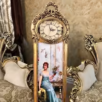 ساعت دیواری مخملی قابلسفارش در طرح ها و عکسهای دلخواه ابعاد40در140جنس طرح مخمل 