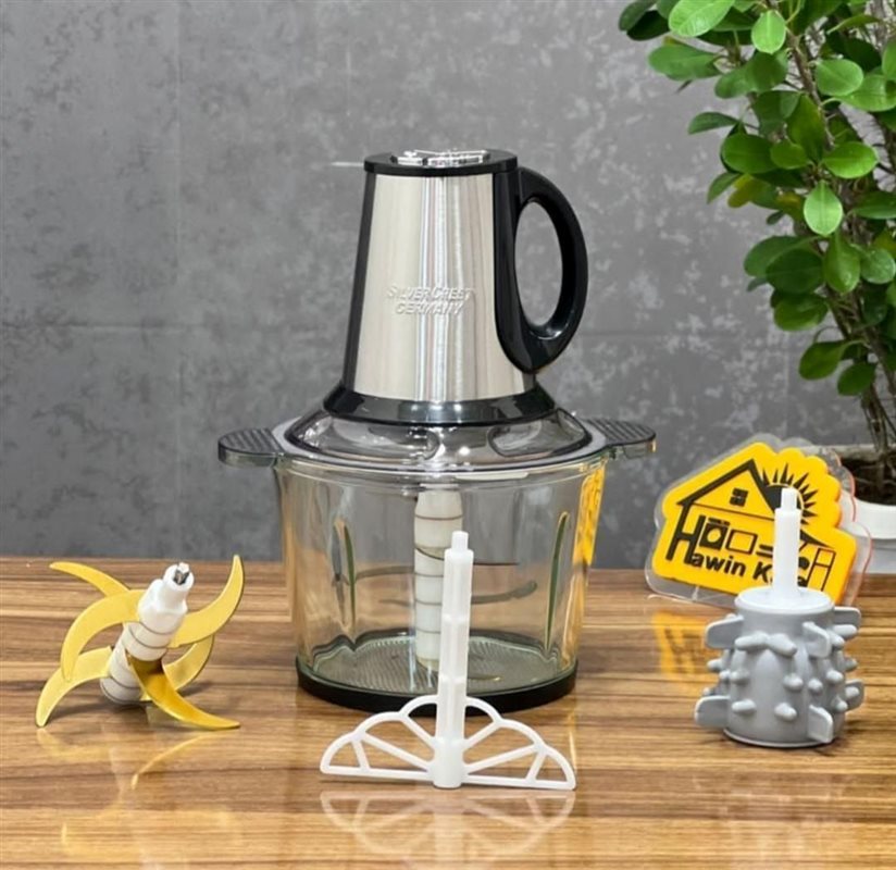 خردکن سیلور کرست 6 تیغه طلایی سه کاره SL2023