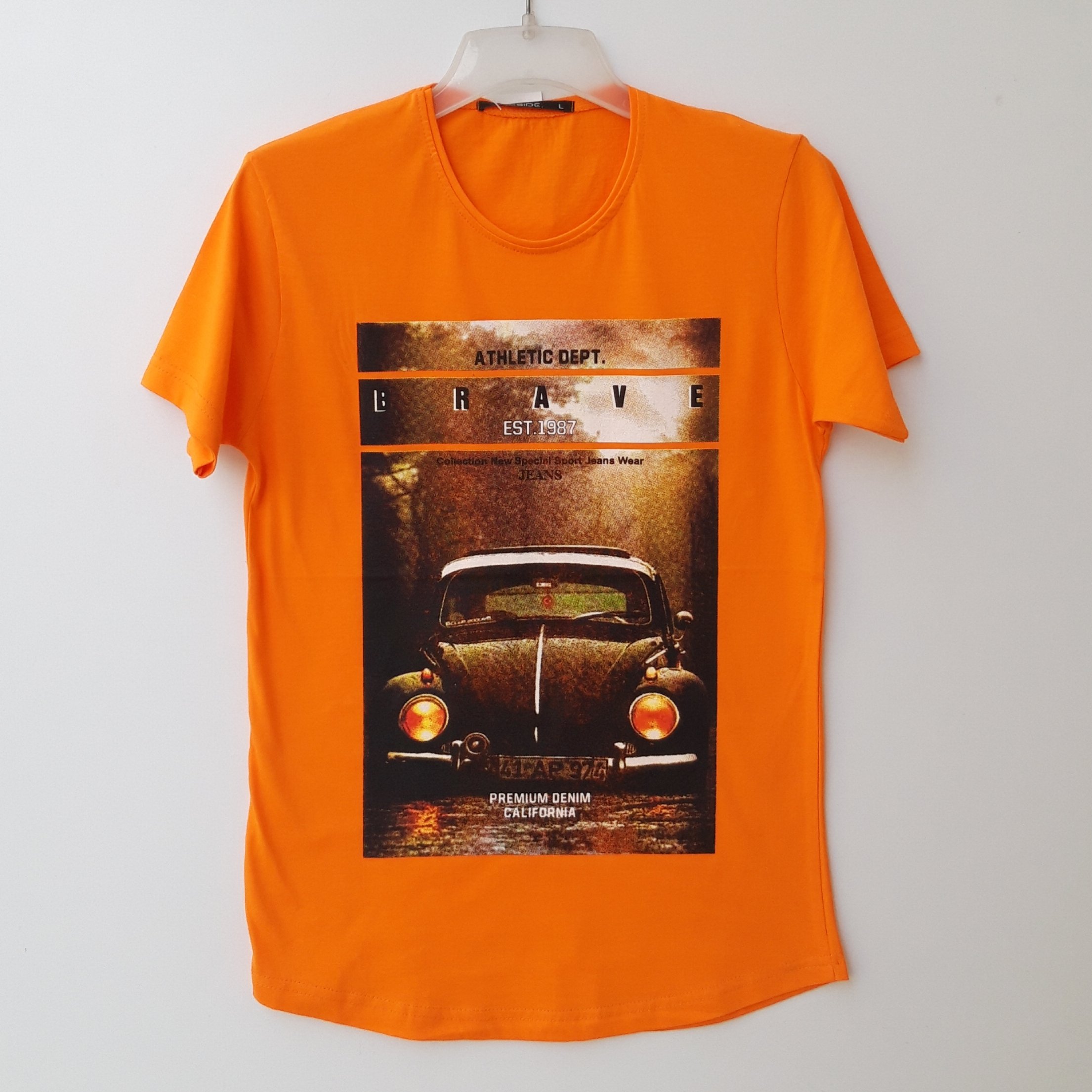 تیشرت یقه گرد پنبه