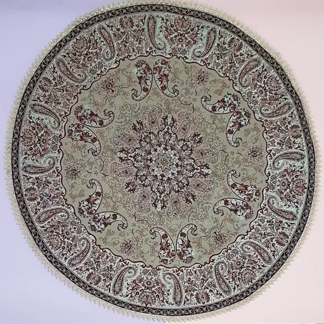 رومیزی ترمه قطر یک